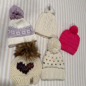 Kids knit hat bundle
